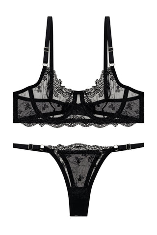 Sicily Dantel Bralet Set