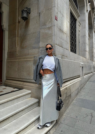 Stellar Silver Skirt